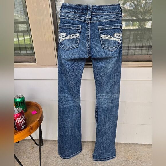 Stetson Womens 816 Classic Bootcut Blue Cotton Blend Jeans Sz 0 X Long - Picture 10 of 12